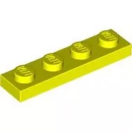 3710c236 - LEGO neon sárga lap 1 x 4 méretű