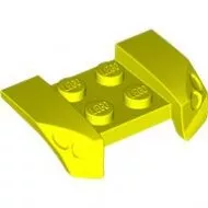 44674c236 - LEGO neon sárga sárhányó 2 x 4 méretű, lámpa mintával